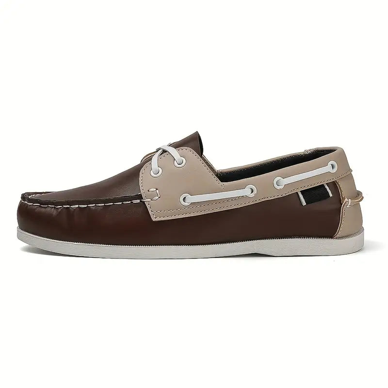 Lucas Chaussures Bateau Herre – Komfortable & elegante retro mokkasiner i læder