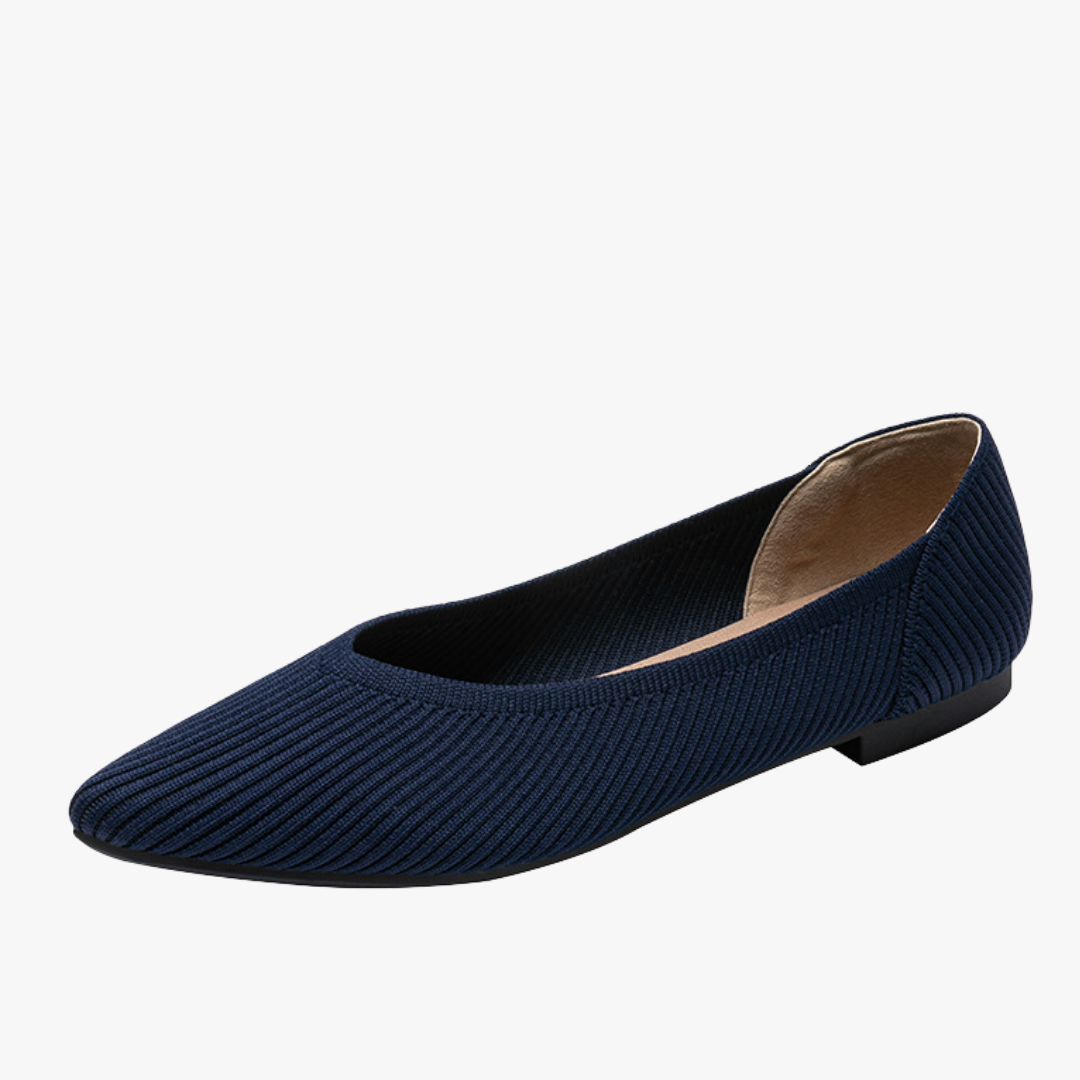 Faye Ballerines Femme Pointues – Ballerines din plasă confortabile de încălțat cu talpă moale