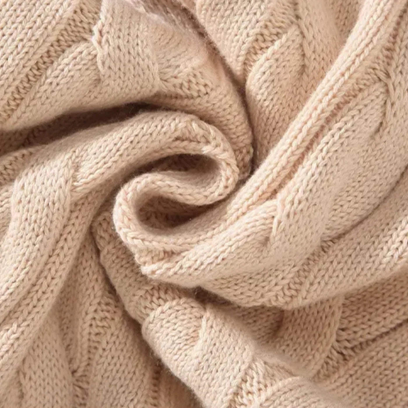 Cove Pull Turtleneck Zip-Up Men – Thick Ribbed Knit & Elegant Loose Fit