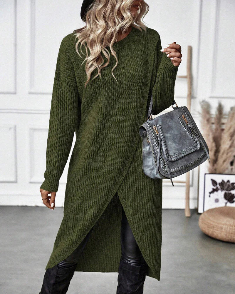 Sylvia Pull Femme – Dlouhý elegantní a pohodlný svetr pro elegantní každodenní vzhled