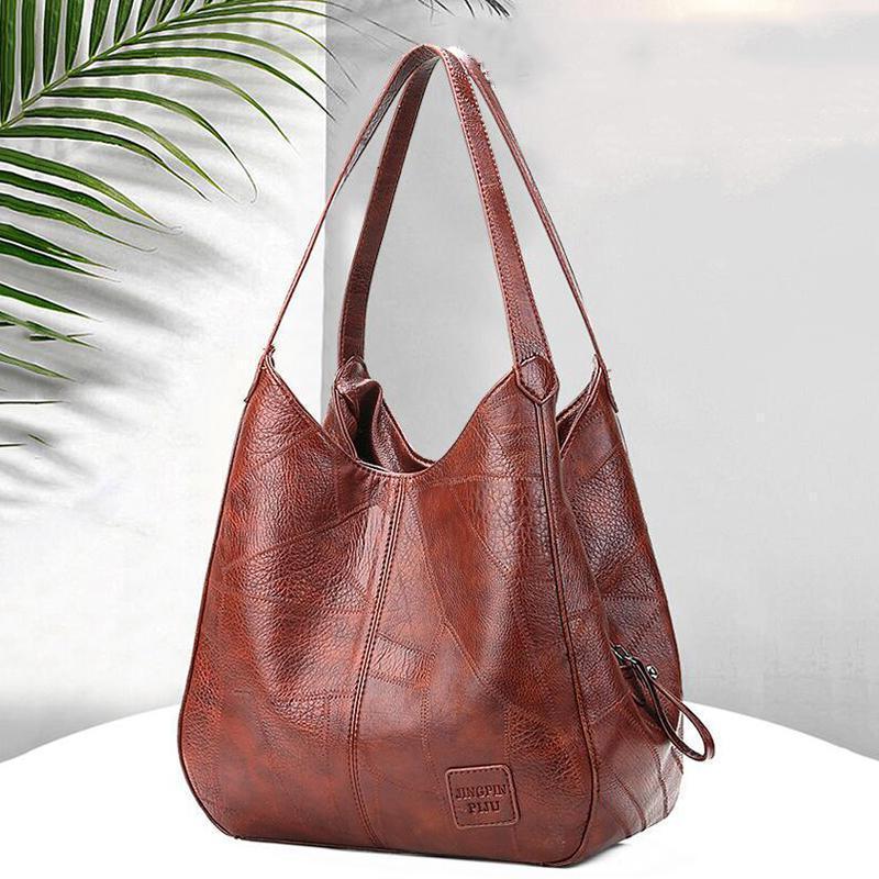 Alice Sac Vintage Femme – Elegant Handbag in Faux Leather with Large Space & High-End Finishes