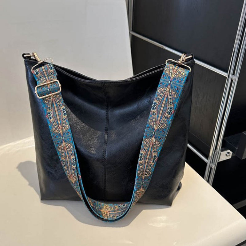 Sac Bandoulière Femme Wanda – Sac Élégant en PU avec Fermeture Éclair & Format Compact Quotidien