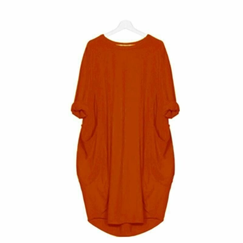 Delaney Robe d'Été Femme – Tissu Léger, Coupe Ample & Col Rond Chic