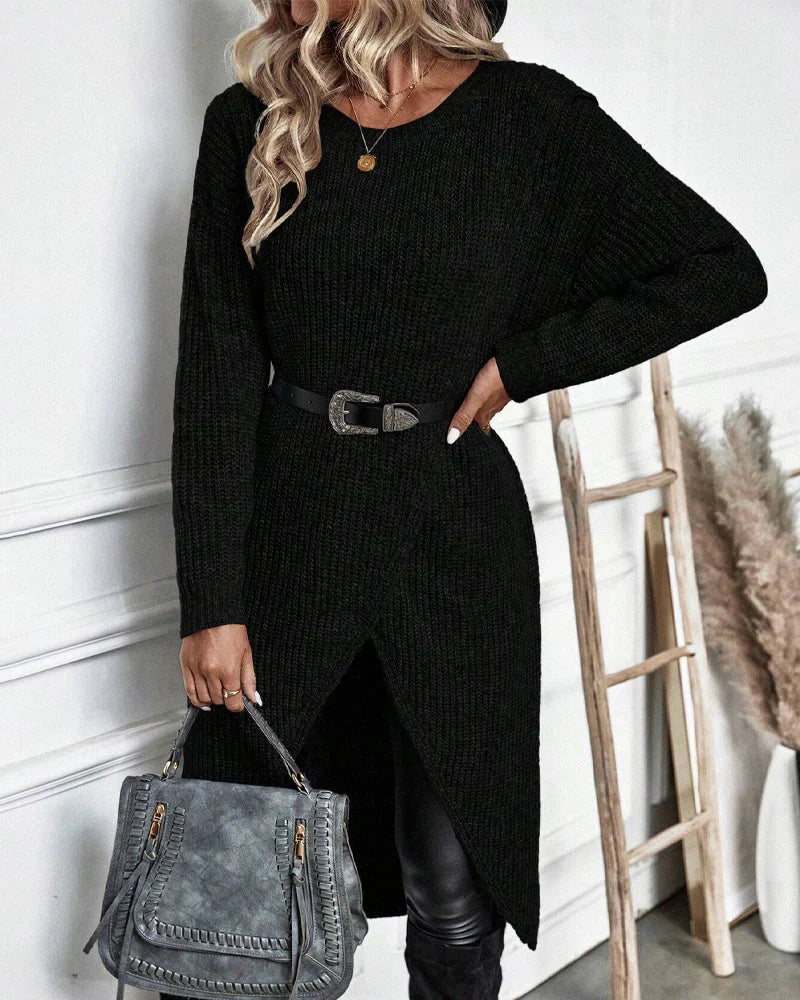 Sylvia Pull Femme – Dlouhý elegantní a pohodlný svetr pro elegantní každodenní vzhled