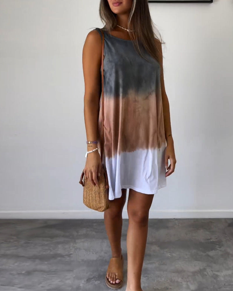 Zomerse jurk voor dames Odette – Mouwloze casual jurk met lichte snit voor ontspannen zomerdagen