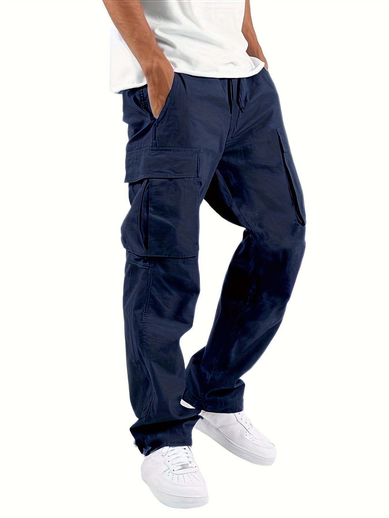 Tristan Men's Cargo Pants – Relaxed Fit Cotton with Spacious Pockets & Modern Style
