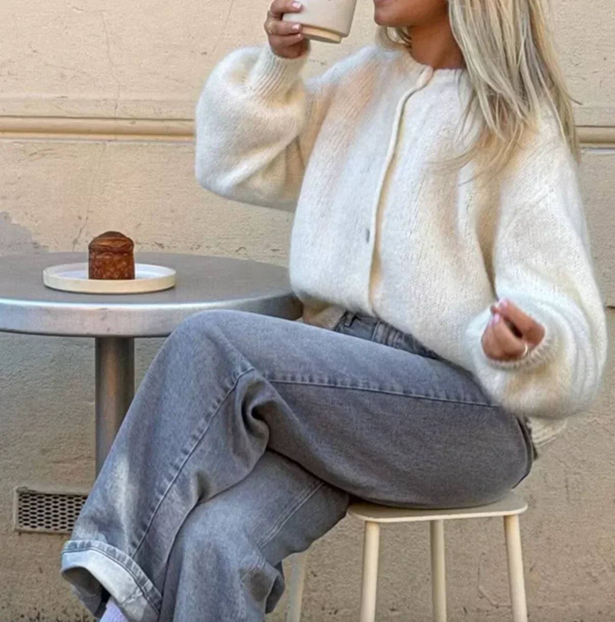 Addilyn Cardigan Femme – Gilet Doux & Élégant en Maille Confortable pour Hiver