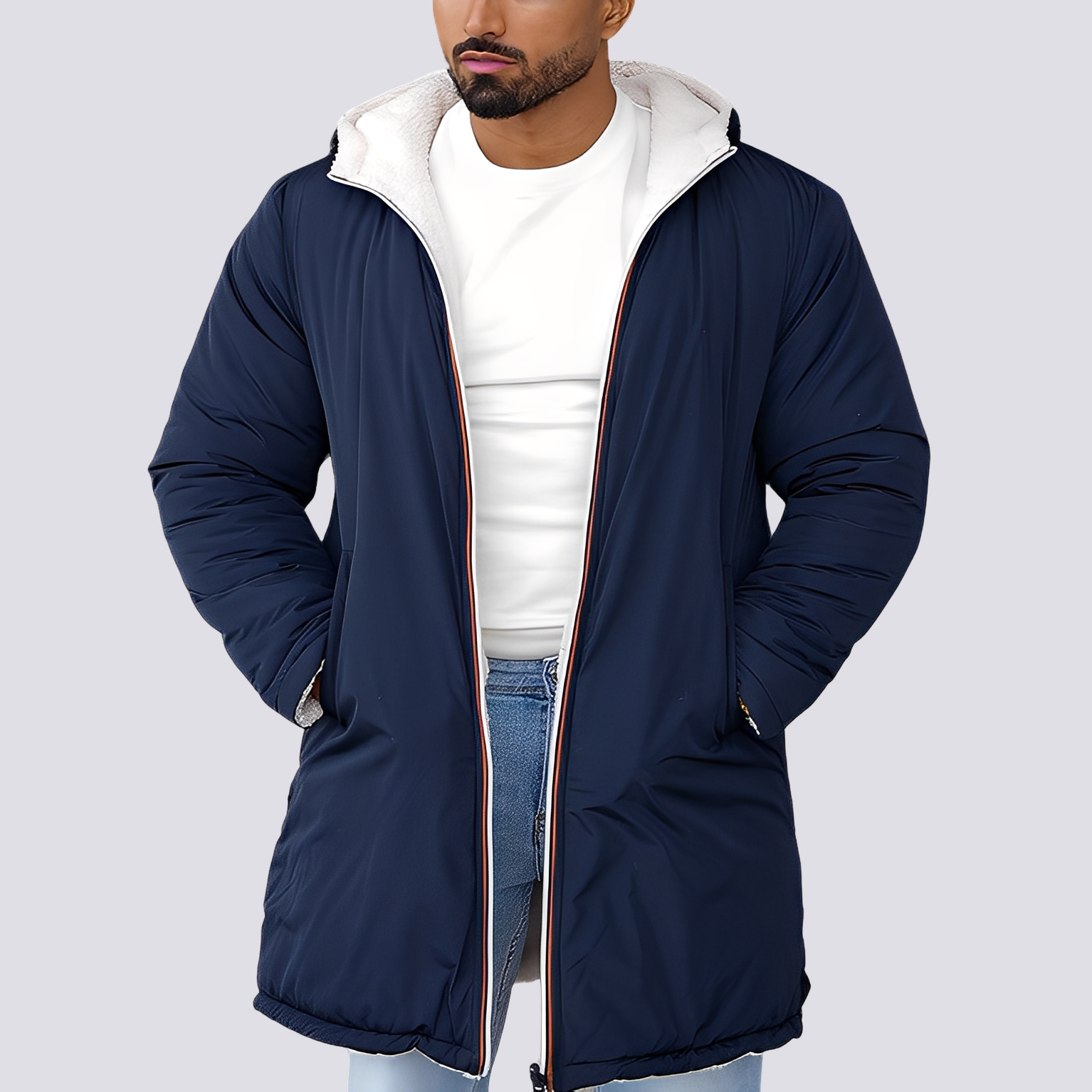 Hubert Veste Thermique pour Homme – Manteau d’Hiver Chaud au Design Moderne pour un Usage Quotidien et en Plein Air