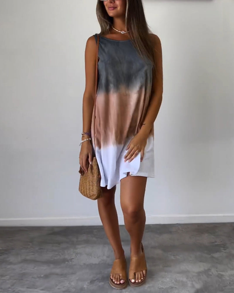 Zomerse jurk voor dames Odette – Mouwloze casual jurk met lichte snit voor ontspannen zomerdagen