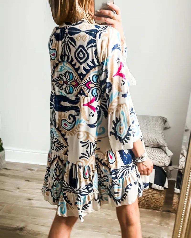 Leigh Robe Courte Femme – Mini-kjole feminin & let til sommer chic og afslappet stil