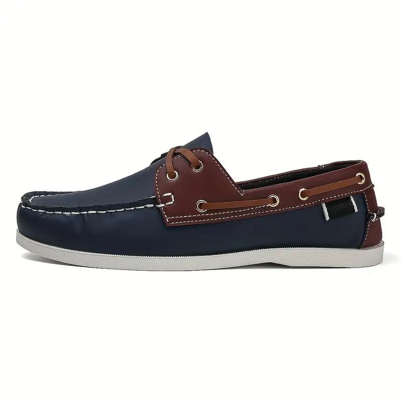 Lucas Chaussures Bateau Herre – Komfortable & elegante retro mokkasiner i læder