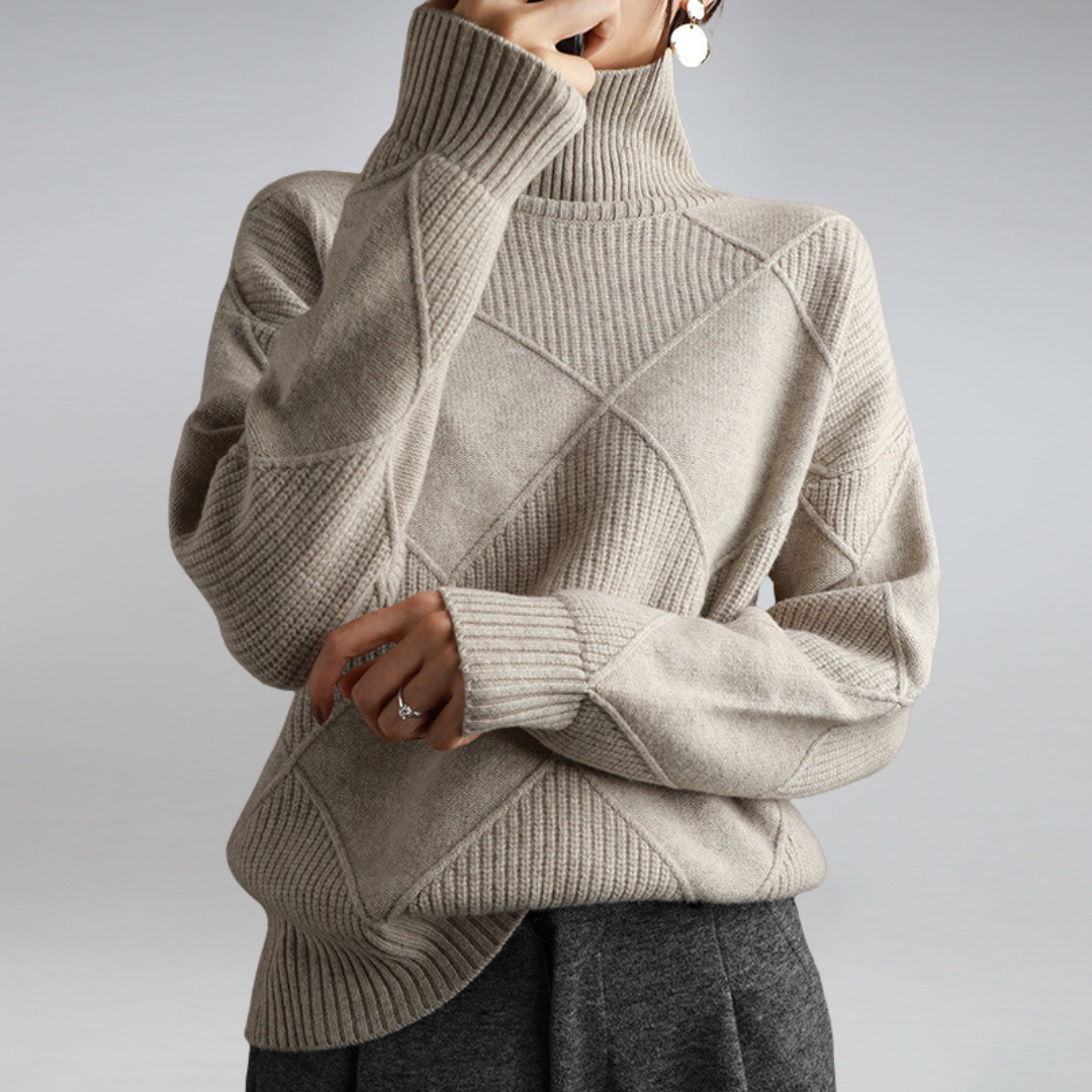 Myla Turtleneck Pullover in Cashmere – Soft, Warm & Elegant Sweater for Women