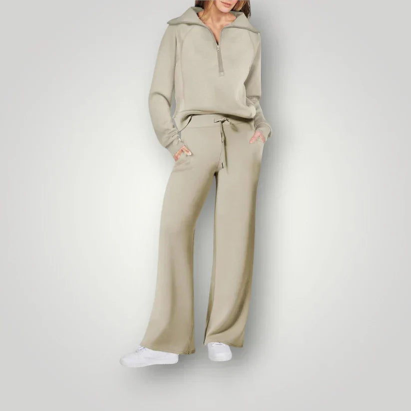 Ellie Ensemble Loungewear Femme – Bequemes Freizeitset mit elegantem Schnitt & weichem Stoff