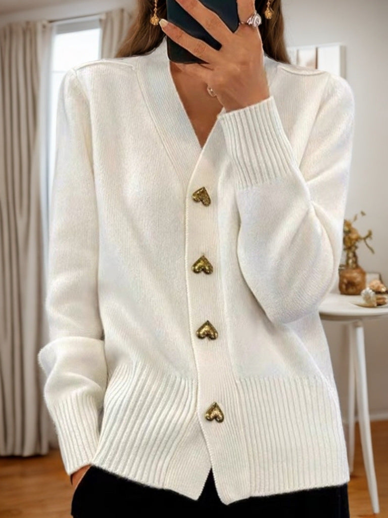 Lana Gilet Femme en Maille – Cardigan Sans Manches en Tissu Doux & Luxueux pour Toutes Saisons