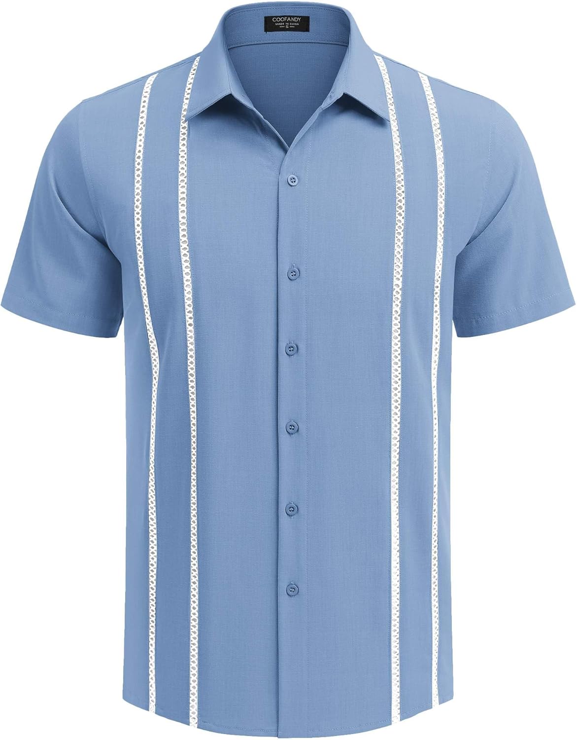 Henry Chemise Guayabera Homme – Chemise Cubaine Été, Broderie & Style Chic