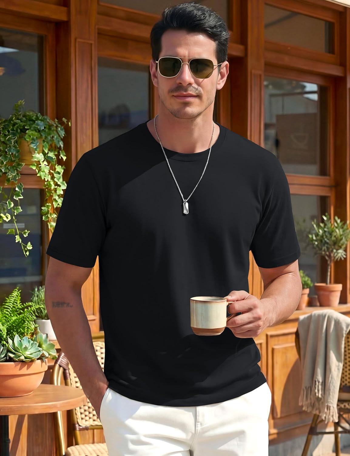 Ryan T-Shirt Homme – T-Shirt Respirant UPF80+, Léger & Anti-Transpiration
