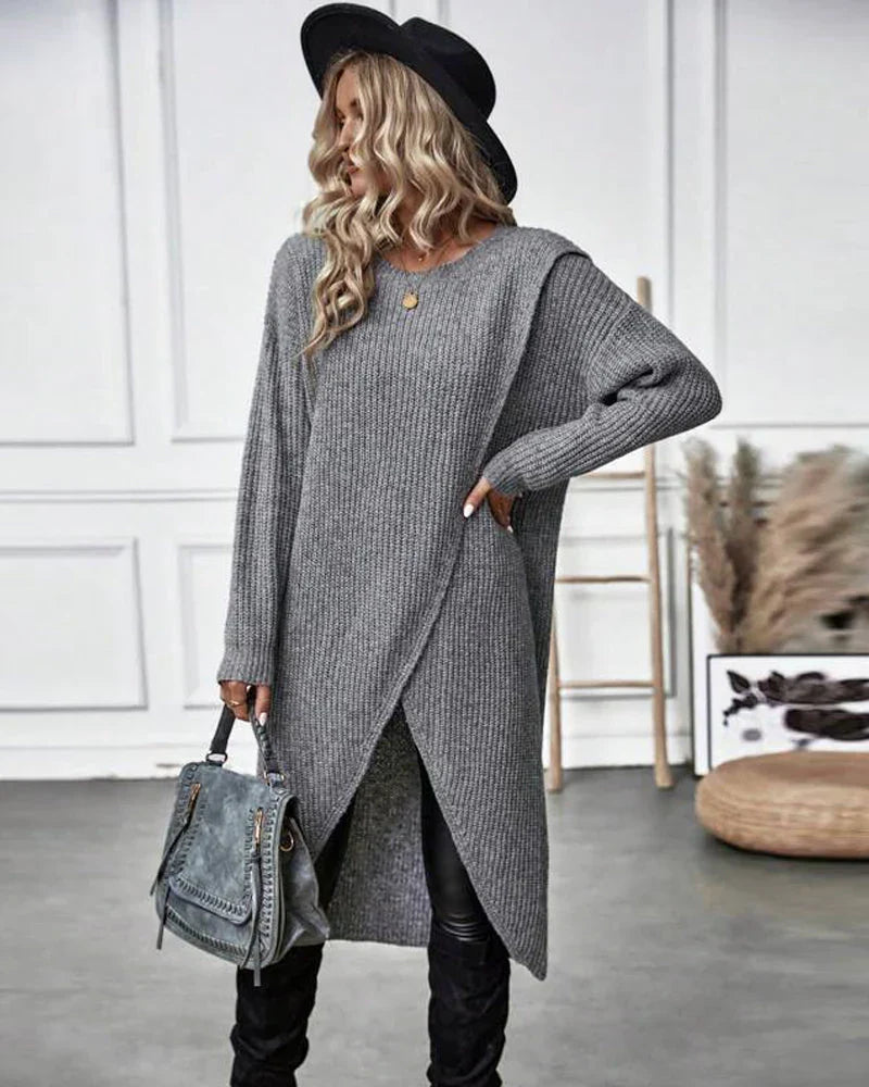 Sylvia Pull Femme – Dlouhý elegantní a pohodlný svetr pro elegantní každodenní vzhled