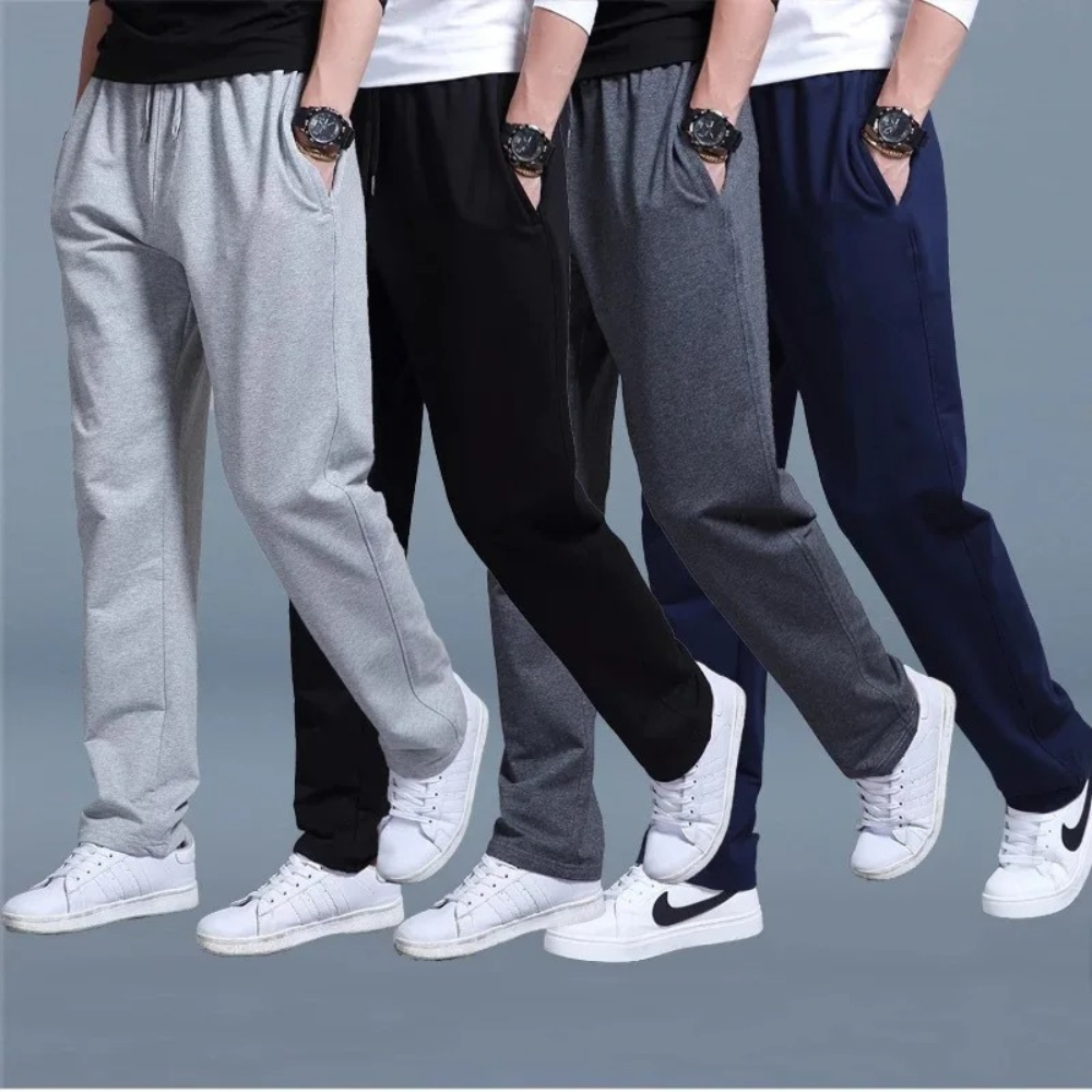 Larry Jogging Homme – Coton Premium avec Taille Ajustable, Coupe Moderne & Confort Respirant