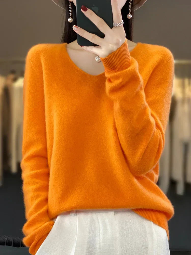 Lily Pull Női – Elegáns Kötött Puha és Kényelmes Keverék Hosszú Ujjú