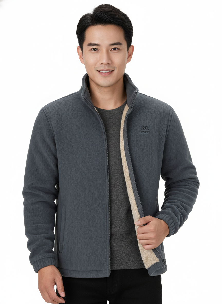 Alvin uniszex polárdzseki sherpa béléssel – meleg, kényelmes és mindennapi használatra