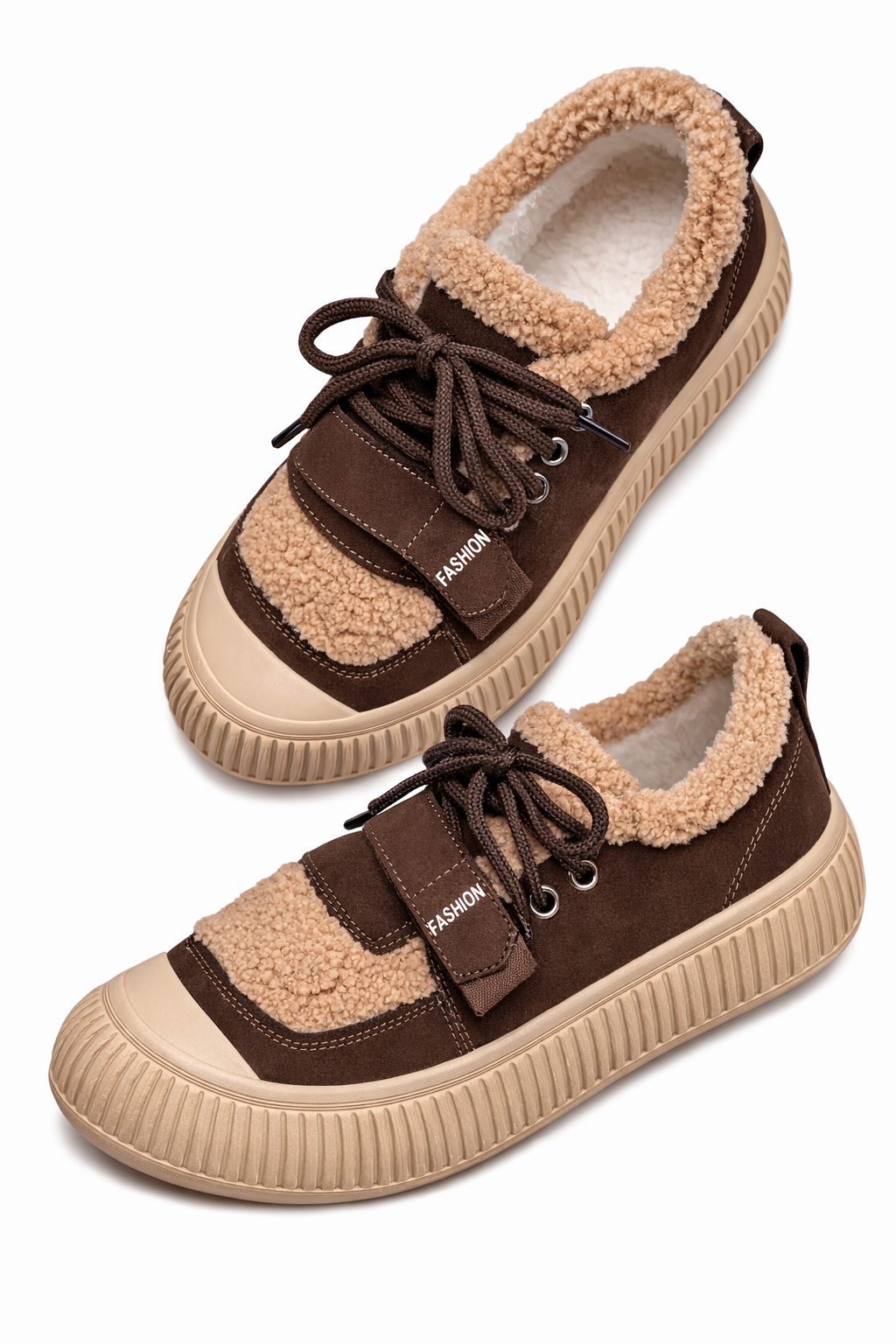 Amelia Baskets Montantes Hiver Femme – Doublure Peluche & Semelle Antidérapante Chaude