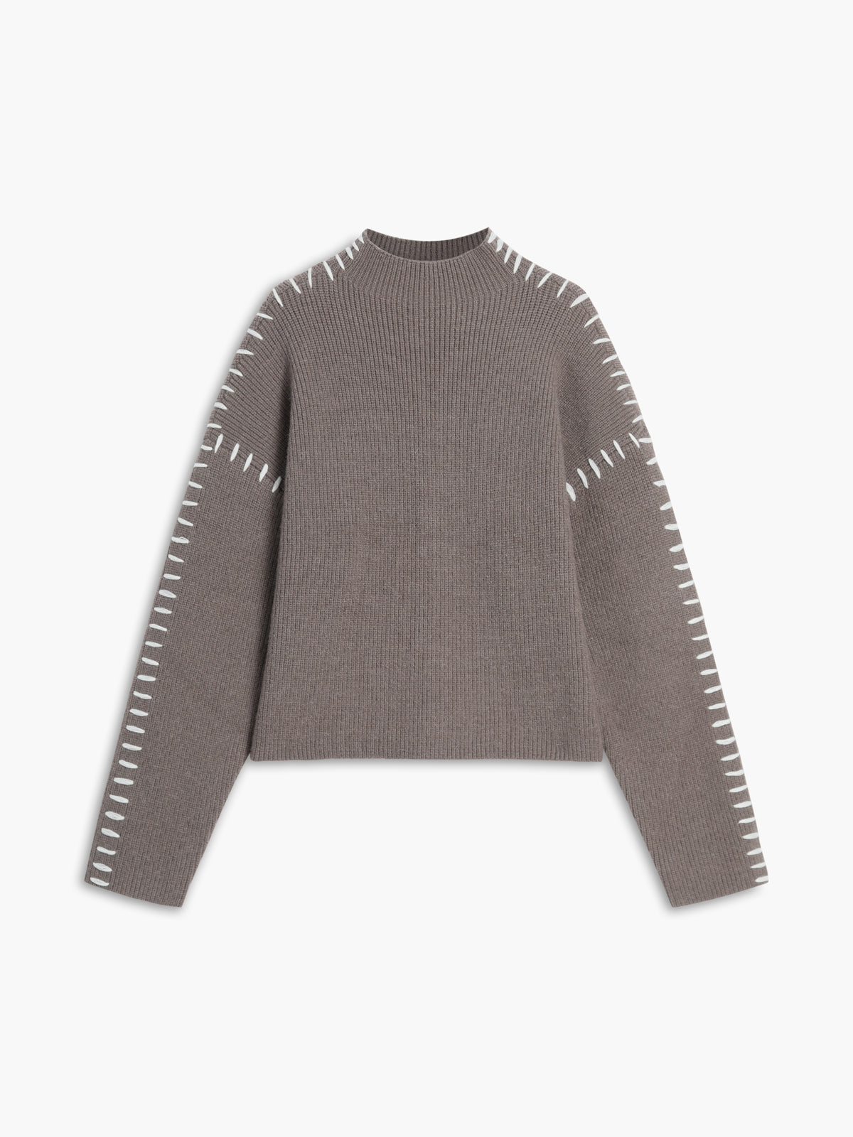Kayla Pull Femme – Oversize svetr s vysokým límcem z měkké pleteniny, elegantní a pohodlný