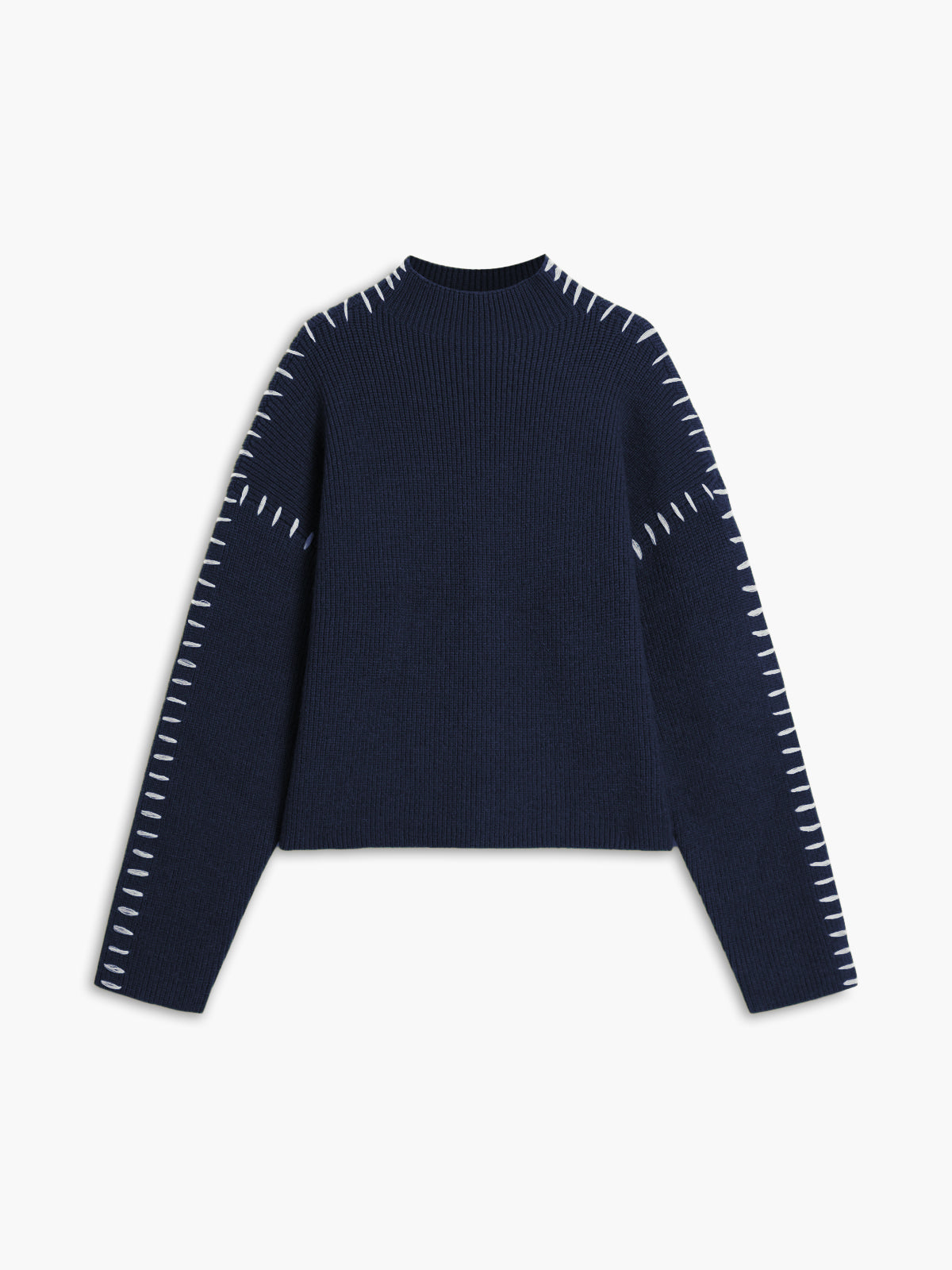 Kayla Pull Femme – Oversize svetr s vysokým límcem z měkké pleteniny, elegantní a pohodlný