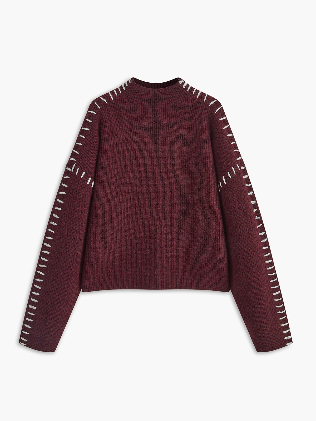 Kayla Pull Femme – Oversize svetr s vysokým límcem z měkké pleteniny, elegantní a pohodlný