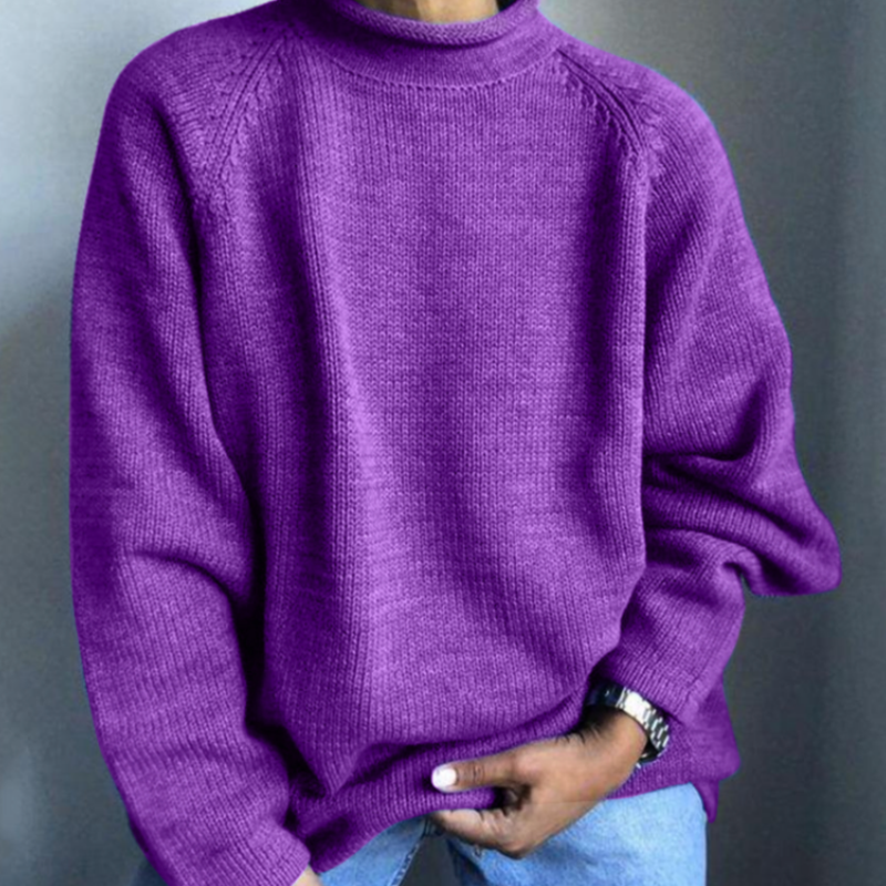 Bobby Pull Heren – Effen Comfortabele & Elegante Trui voor een Moderne Dagelijkse Stijl