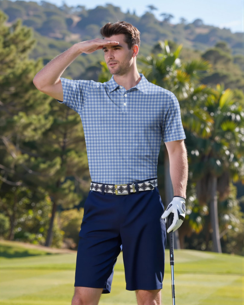 Nicolas Polo Herren – Polo Golf Schnell trocknend, Stretch & Atmungsaktiv UPF30+