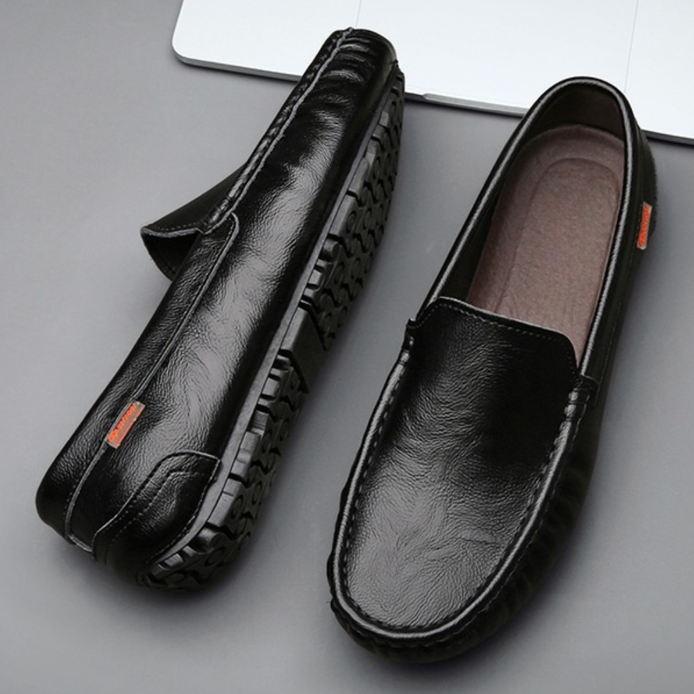 Emerson Mocassins Herre i Læder – Elegante Slip-On Sko & Holdbar Komfort