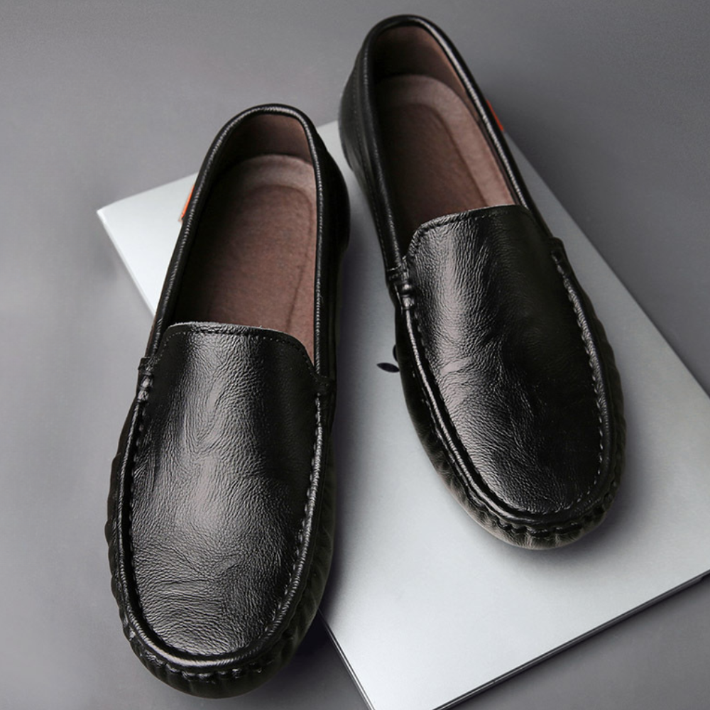 Emerson Mocassins Herre i Læder – Elegante Slip-On Sko & Holdbar Komfort