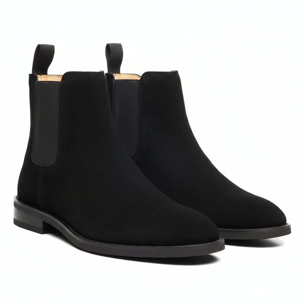 Stivali Cary Uomo in Camoscio – Eleganti, Minimalisti e Confortevoli per Tutti i Giorni