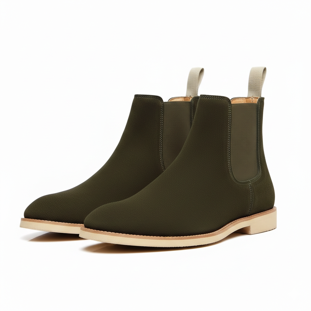 Stivali Cary Uomo in Camoscio – Eleganti, Minimalisti e Confortevoli per Tutti i Giorni