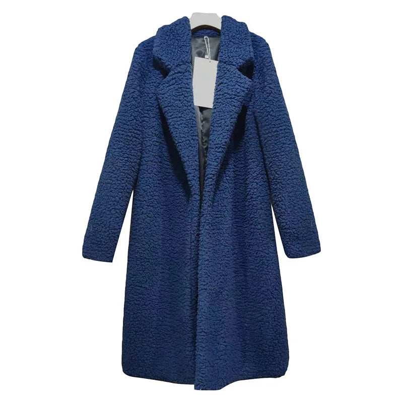 Elara Long Coat Women – Comfortable Loose Fit & Winter Protection