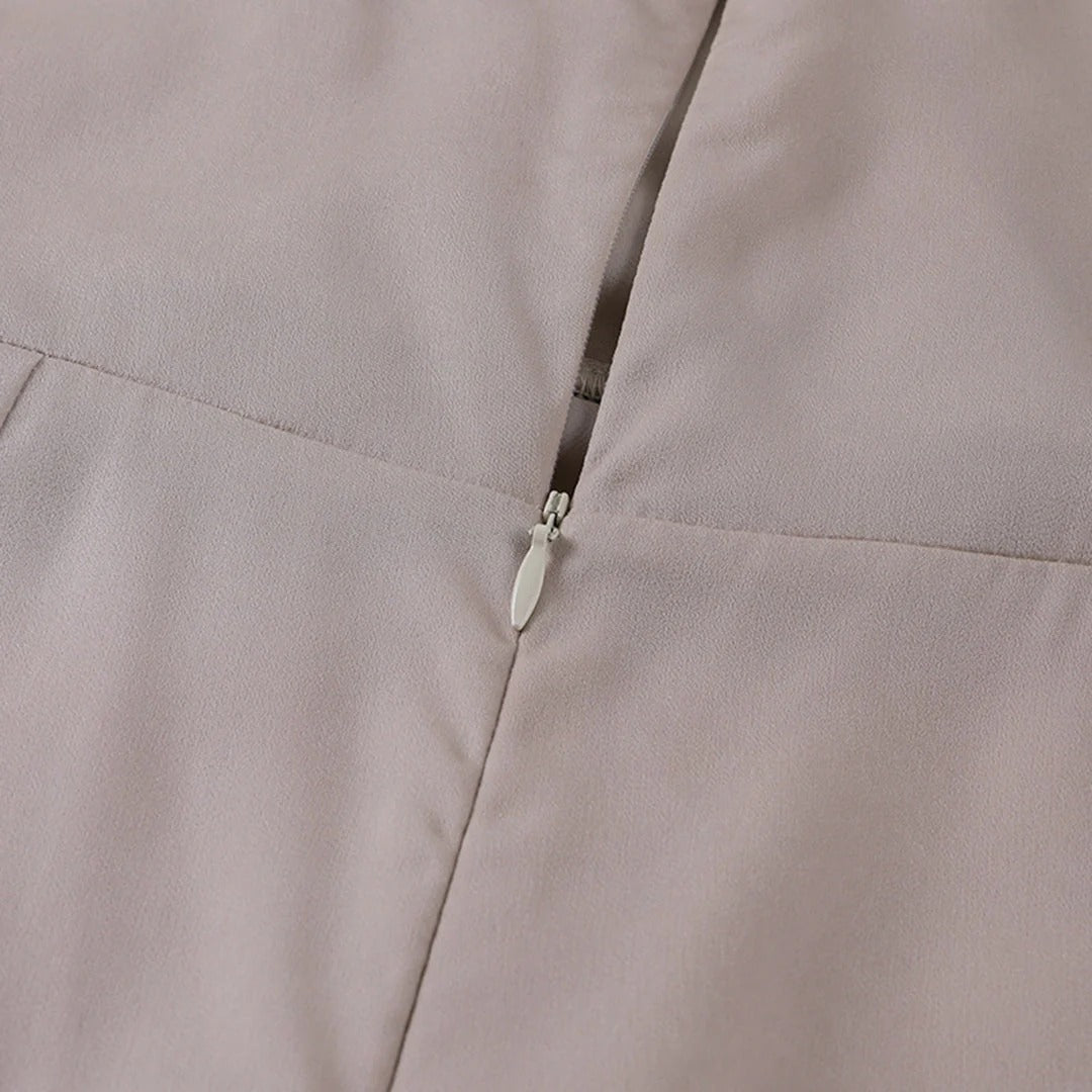 Elena női hosszú ruha – Elegáns, pántos, bővülő szoknyájú ruha eseményekre és vacsorákra