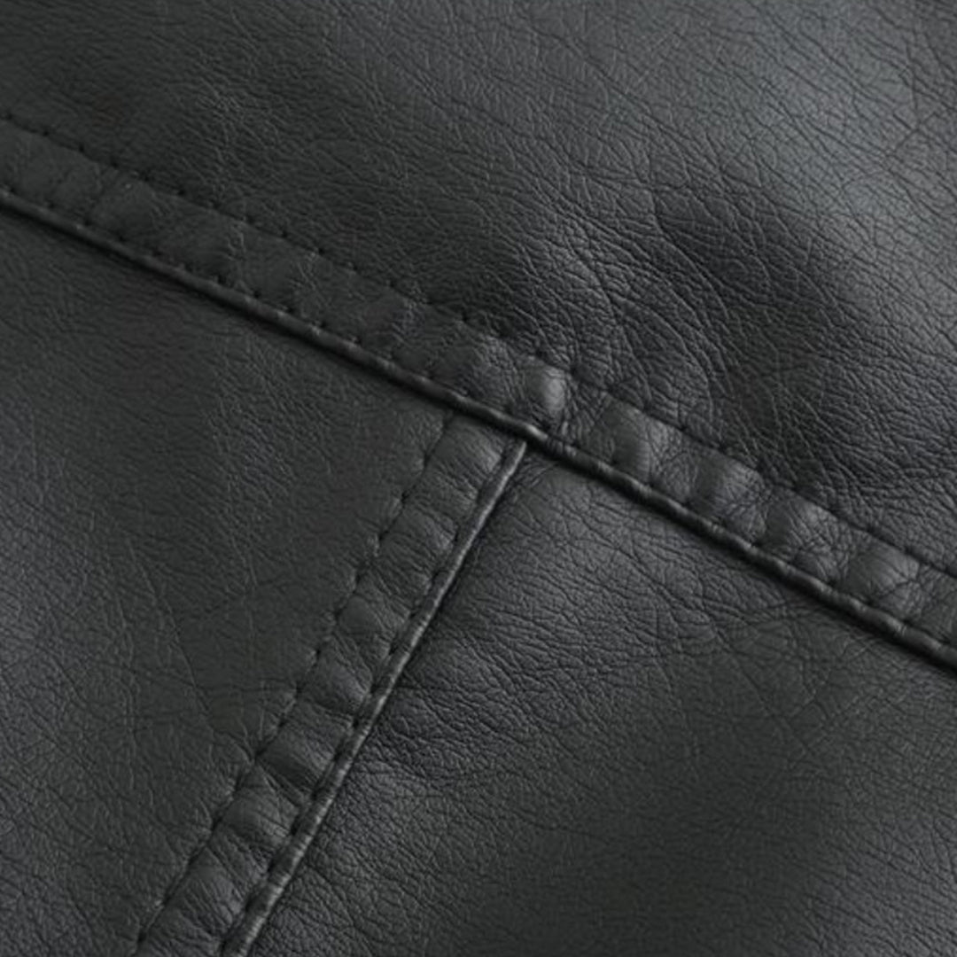 Giacca in pelle da donna Janiyah: elegante collo alto, cerniere e stile moderno