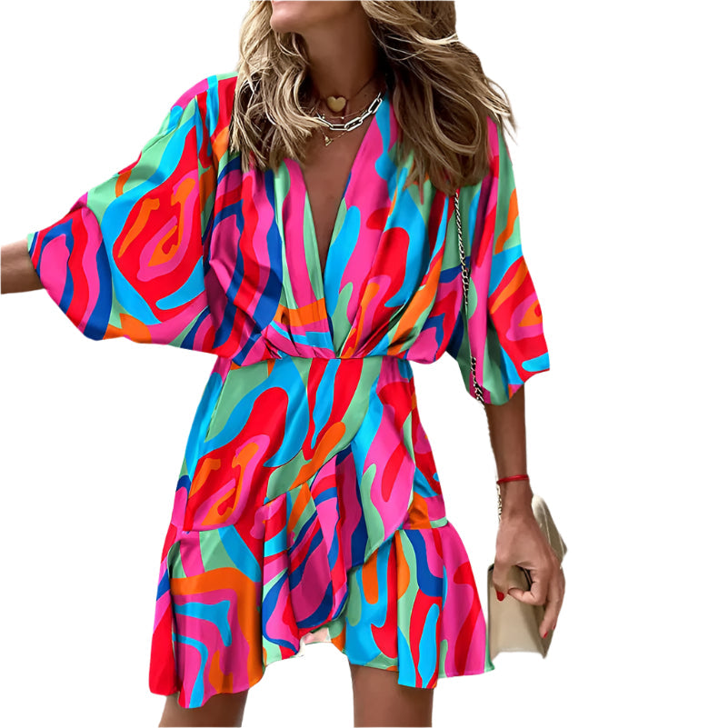 Dolly Robe Longue Mujer – Elegante y Cómoda para Noches, Bodas y Diario Chic