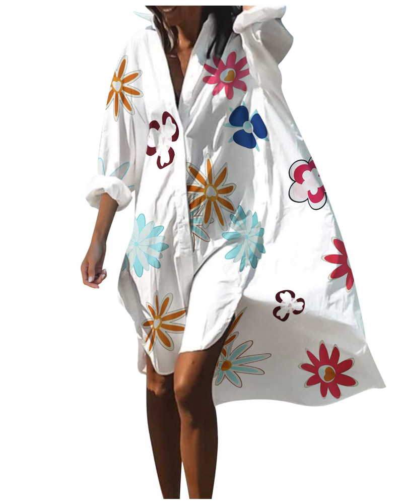 Naïa női kimono ruha – hosszú bohém, könnyed kaftán japán és marokkói stílusú strandkendő