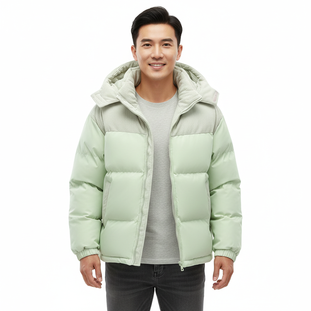 Erick Giacca Invernale Uomo con Cappuccio – Fodera Imbottita, Taglio Regular & Antivento