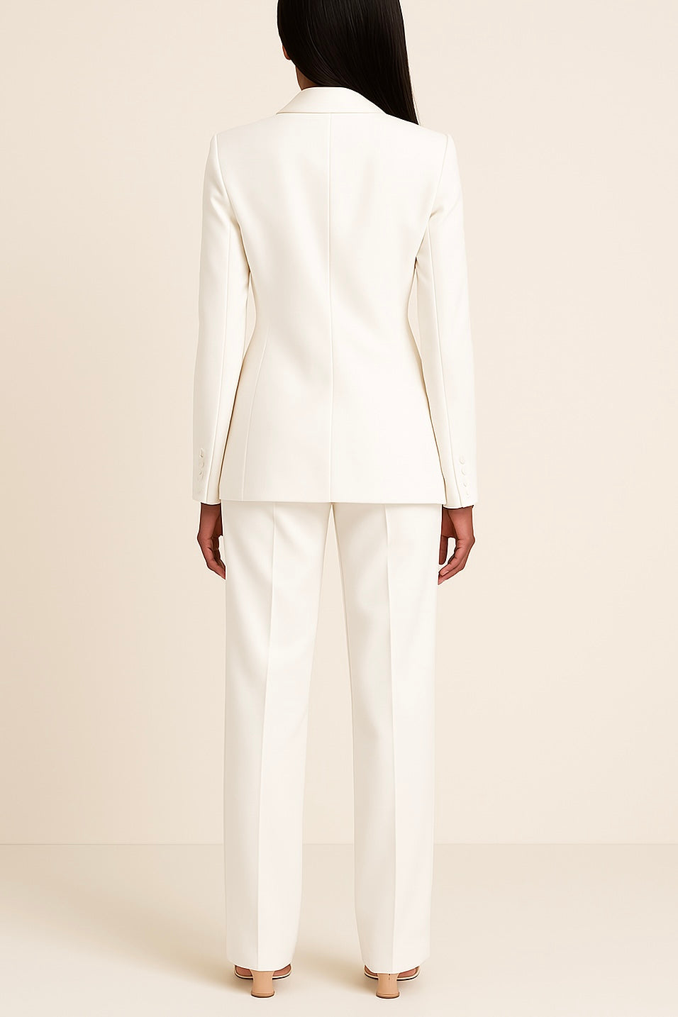 Lyla ženski komplet – elegantno široke kroja hlače od satena s modernim stilom