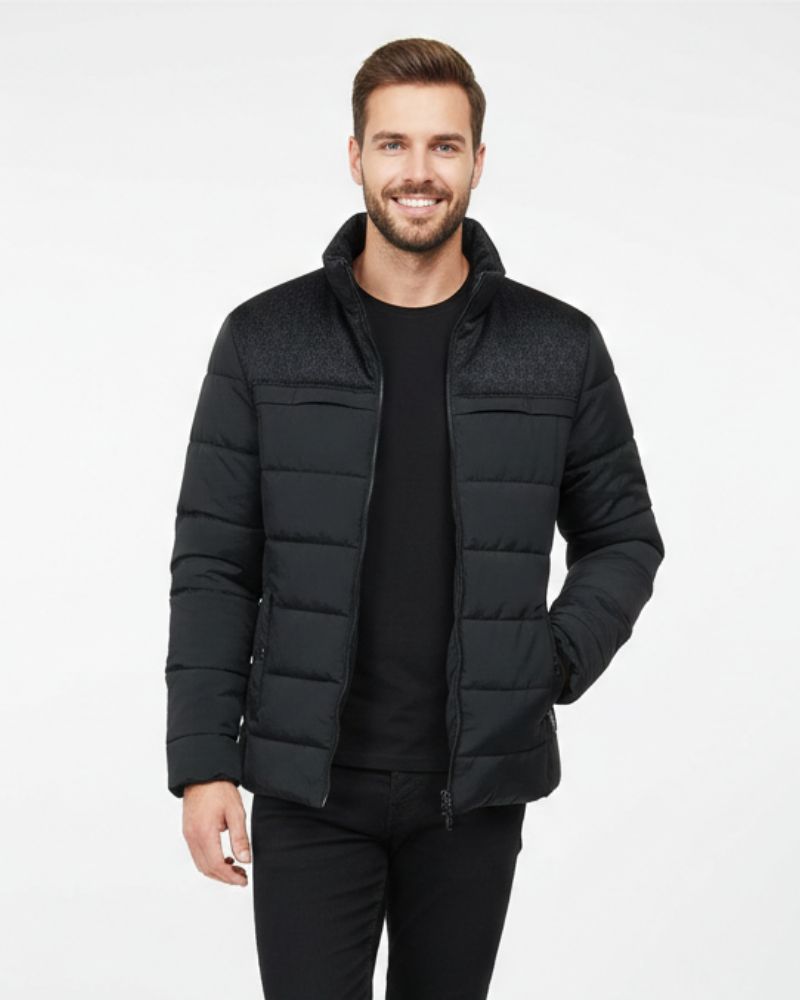 Iker Men's Fleece Jacket Boss – Warm and Long-Lasting, High Collar & Modern Style