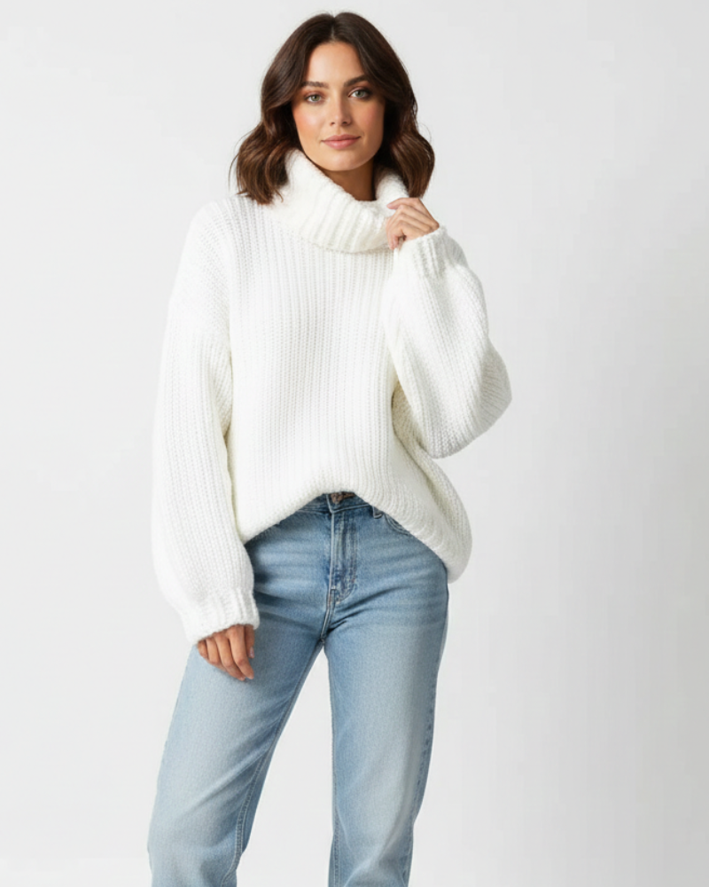 Minerva Camisola Oversize Mulher – Vestido Camisola Versátil Corte Descontraído em Tecido Macio