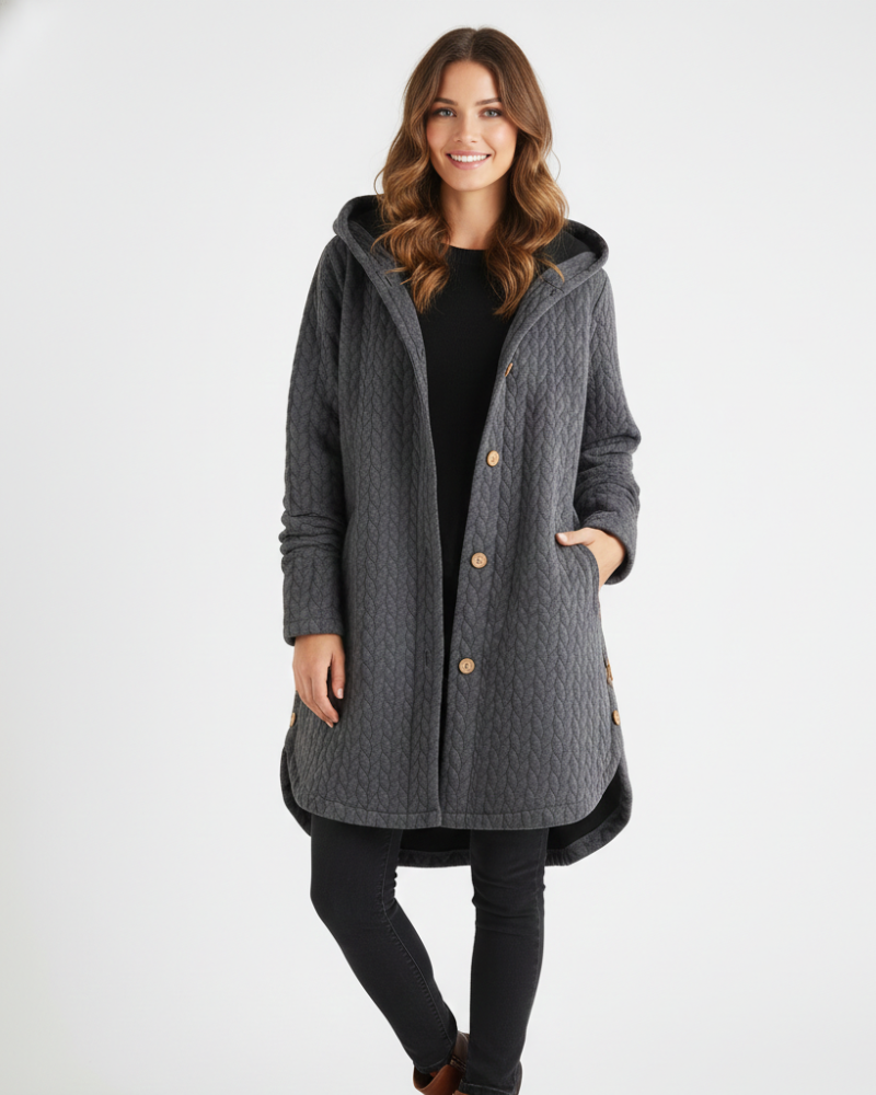 Sascha Wintermantel – Lange Warme Jacke mit Komfortschnitt und Wetterschutz