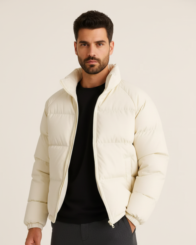 Milan muška zimska jakna s toplom podstavom od runa – topla puhasta jakna za zimu