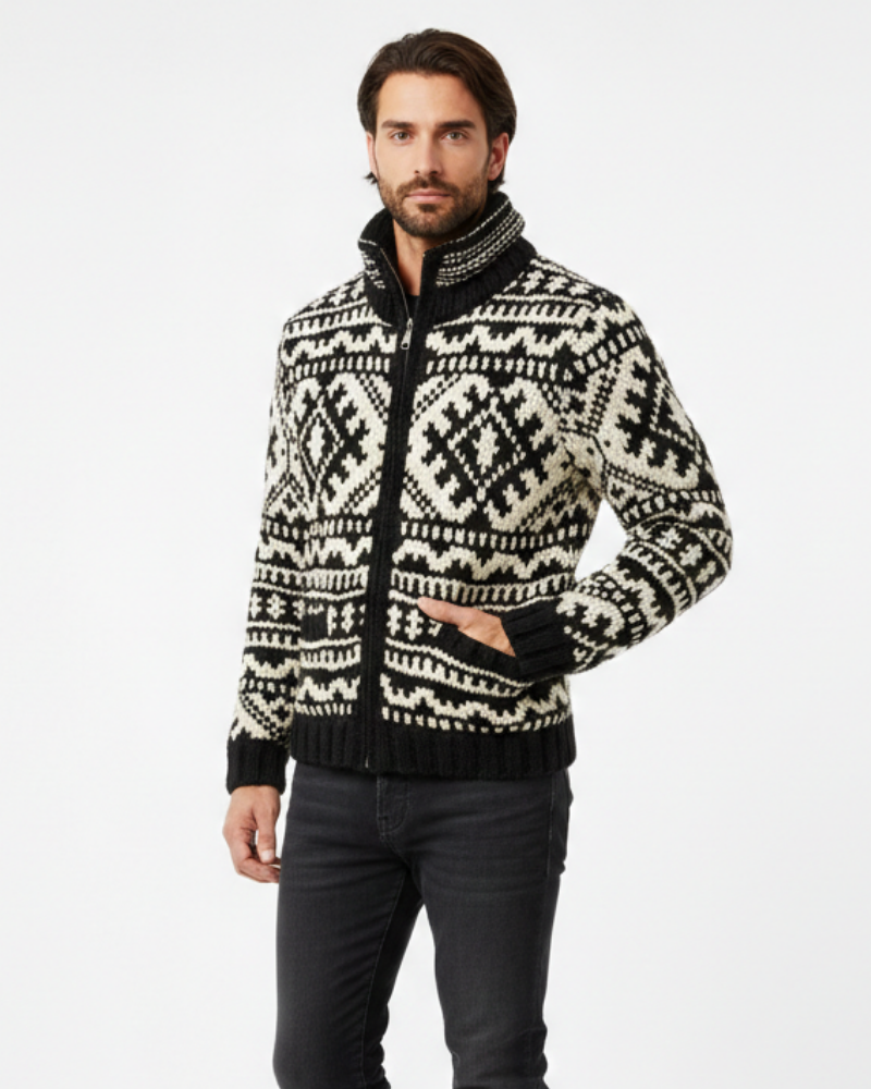 Dylan Πλεκτή Ζακέτα Ανδρική Casual – Ζεστή, Άνετη & Μοντέρνο Στυλ