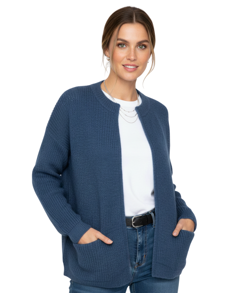 Layla Kamizelka Damska – Miękka Kurtka na Zamek z Komfortowym Krojem i Wszechstronnym Stylem