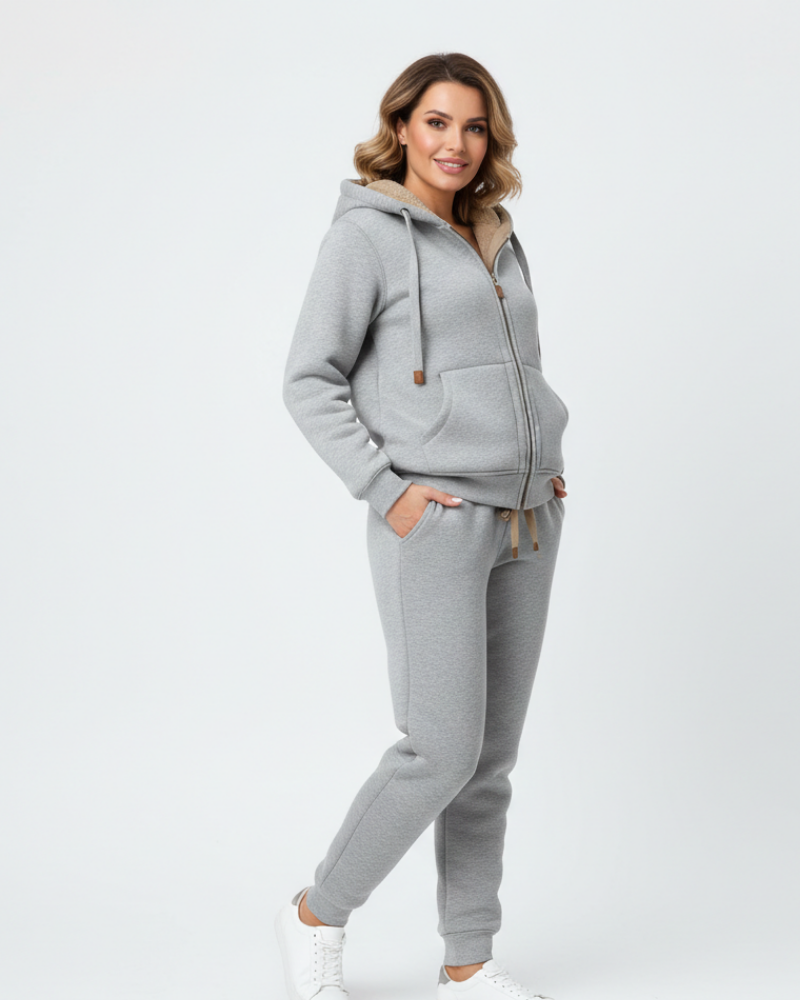 Arianna Ensemble Homewear Femme – Tenue Deux Pièces Douce en Velours Chaud & Confortable