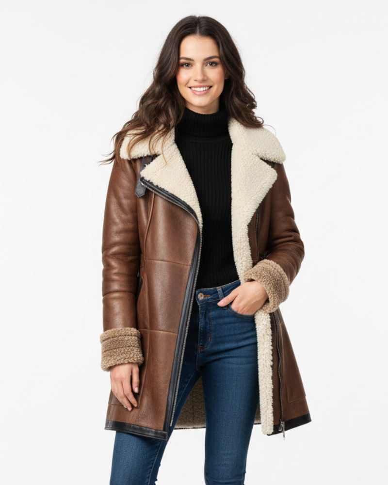 Sofie Dámský Zimní Kabát Elegantní – Teplá Bunda s Moderním Designem pro Každodenní Použití