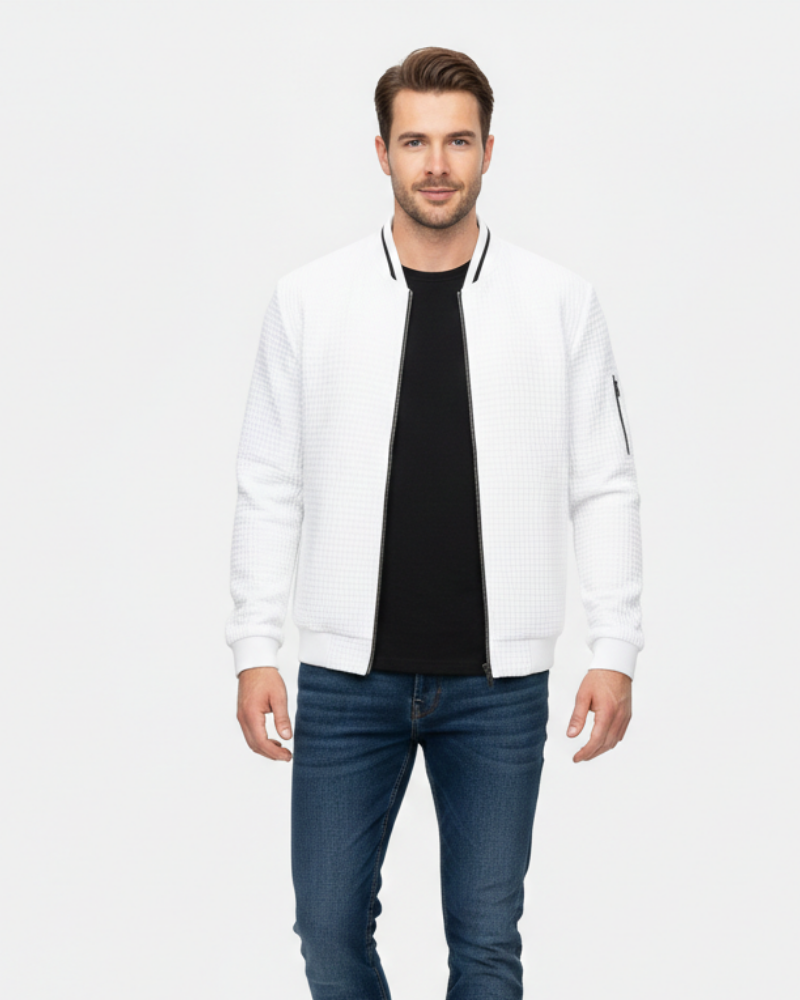 Zykellion Férfi Cipzáras Mellény – Finoman Kötött Kardigán Elegáns és Sokoldalú Stílusban